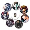 32/44/58mm Japanese Anime Death Note Enamel Pins Round Brooch L Killer/Yagami Cosplay Badge for Backpacks Fashion Jewelry Gifts Accessorie