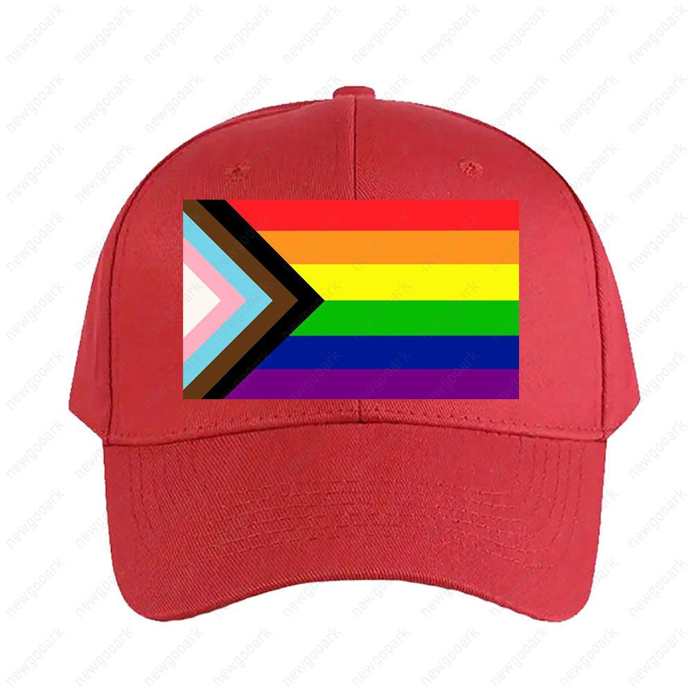 Homosexual Progress Pride Flag Cap Summer Women Unisex Adult Peaked Hat Fashion Casual Adjustable Printed Baseball Caps Trucker Cap