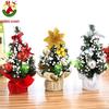 20cm Mini Christmas Decorative Tree - Tabletop Holiday Ornaments for Shopping Mall or Home