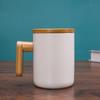Wooden Handle Ceramic Mug Original Mugs Coffee Cups Beautiful Tea Mugs for Fishing Mug With Lid Thermal Christmas Beer Anime Set