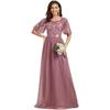 Dress new new dress long dress evening dress lace splicing dress women