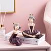 Creative Girls Resin Figurines Home Furnishing Decoration Crafts Modern Office Desk Statuette & Miniature Ornaments Decor Gifts