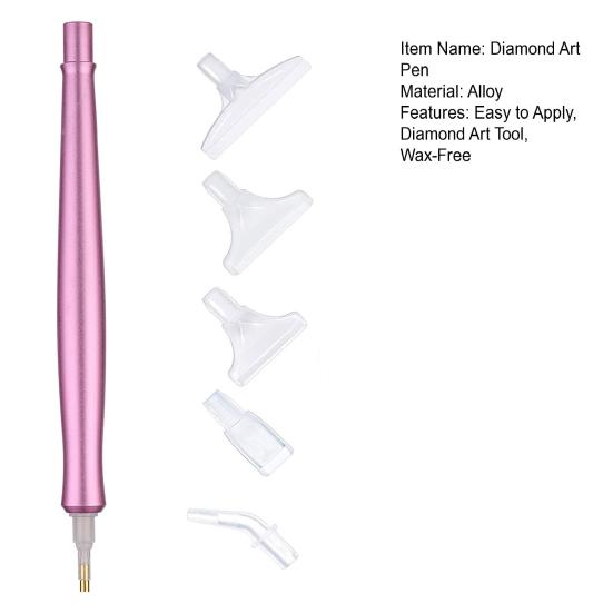 Электрическая алмазная художественная ручка Вакуумная алмазная художественная ручка со сменными наконечниками Инструмент для алмазного искусства без воска для круглых и квадратных бриллиантов