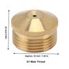 5PCS Fine Mist Misting Nozzles Gold Garden Cooling System Nozzles Fog Nozzles  Dust Reduction Use