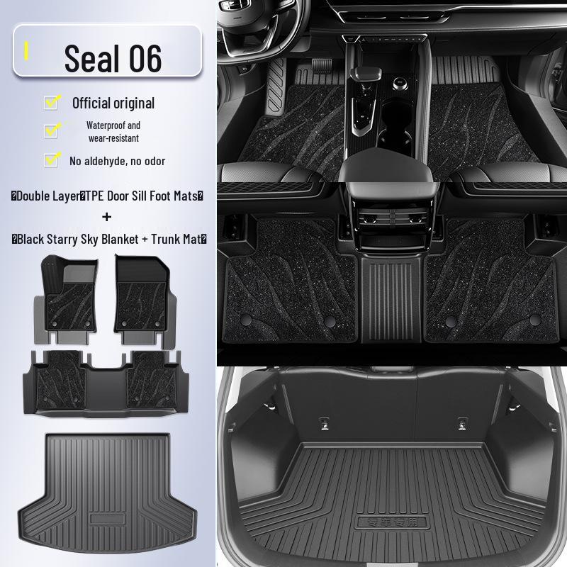 Полные коврики TPE для пола для BYD Seal 06 DMi EV 2025 года