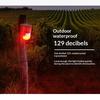 Wireless Solar Motion Alarm Light 120dB Siren IP65 Waterproof for Outdoor Patio Vegetable Garden Animal Repellent