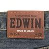 EDWIN №404 Джинсы W29 Длина по внутреннему шву 83 см Темно-синий Япония(ИСПОЛЬЗОВАЛ)