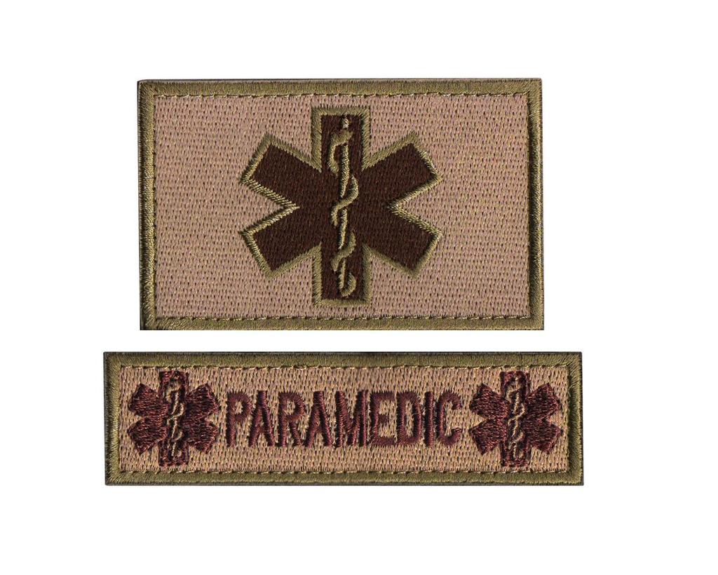 USA Star of Life EMT Paramedic Rescue Embroidered Velcro Arm Patch