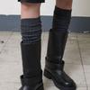 Kuho Plus Ribbed Knee Socks Ash (KE58KTM014)