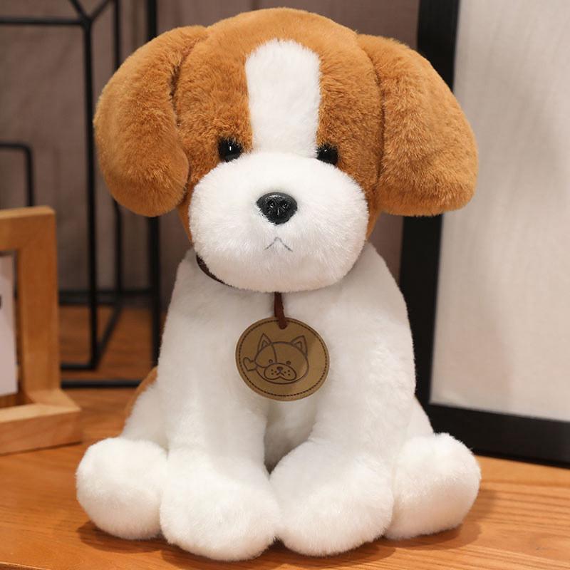 Simulation Cartoon Husky Schnauzer Chihuahua Dog Plush Toy Children Doll Gift