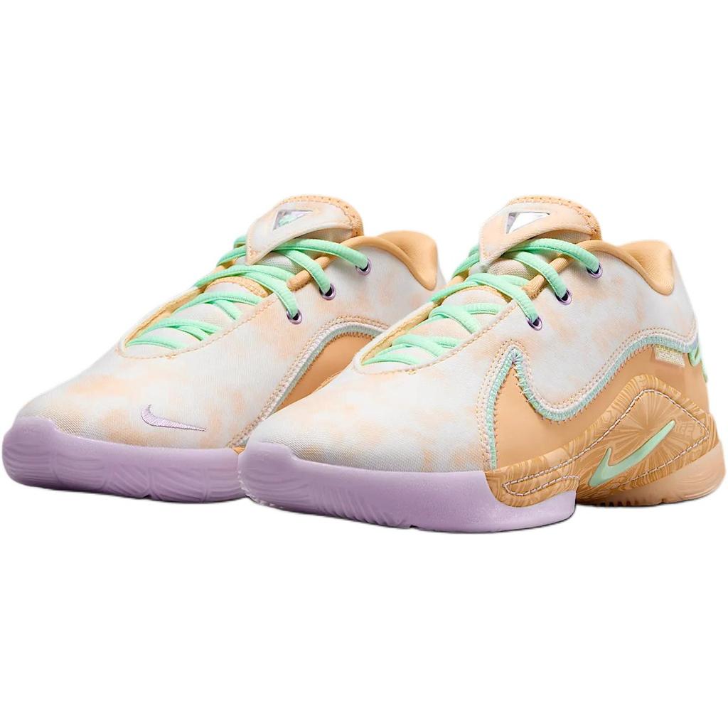 Monopoly X Nike LeBron 22 GS All-Star Kids Sneakers Tan Celestial-Gold Glacier-Blue HV8615-200