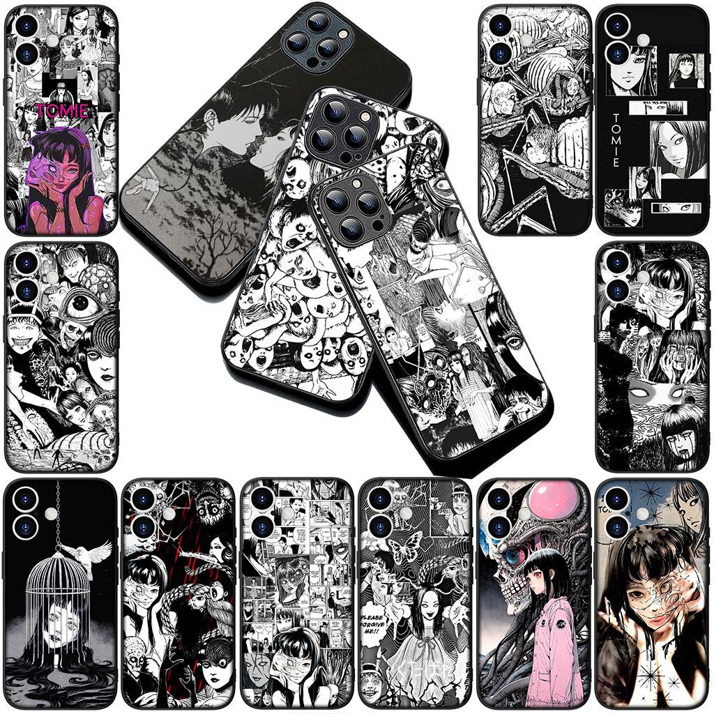 Comics Junji Tomie Ito Collection Silicone Phone Cover for Xiaomi Redmi Note 14 13 Pro Plus ProPlus 14C 13c Pro+ 5G Soft Case