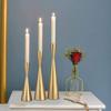 3pcs Vintage Taper Candle Holders Creative Hourglass Decorative Candlestick Holder For Dining Table