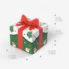 10Pcs 3D Bowknot Mini Christmas Packaging Box Funny Creative DIY Gift Storage Box Cartoon Handmade Xmas Supplies Christmas Decor