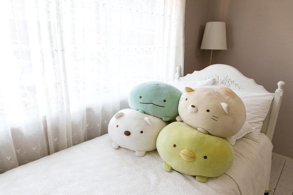 MR78001 Подушка Sumikko Gurashi Super Mochimochi Daifuku Белый медведь
