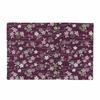 Naamukuma-chan Kobo Sakura Pattern Sutra Desk Cover, High-Quality Kyoto-Style Brocade Rug, Flame-Retardant, Size 25cm x 38.5cm (Size 16, 001, Purple)