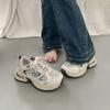 Breathable sports shoes women's spring and autumn platform European popular dad shoes 2025 new versatile student running white shoes