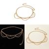 Metal Waist Ladies Chain With Carved Details Elegant Jewelry For Seasons Winter