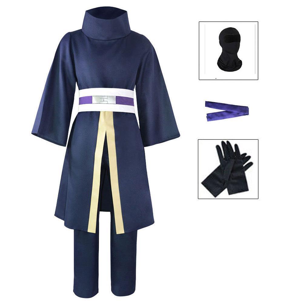 Anime Tobi Uchiha Cosplay Costume Obito Mask Carnival Halloween Party Costumes Outfit For Adult Ninja Clothing