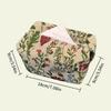 1PC Chinese Style Flower Embroidery Storage Bag Creative Desktop Tissue Holder Fabric Drawer for Home Decoration