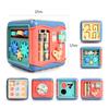 Non-Toxic Baby Toys Activity Cube Toddler Toys 7 In 1 Educational Shape Sorter Musical Toy Counting Discovery Piano Toys For Kids Learning