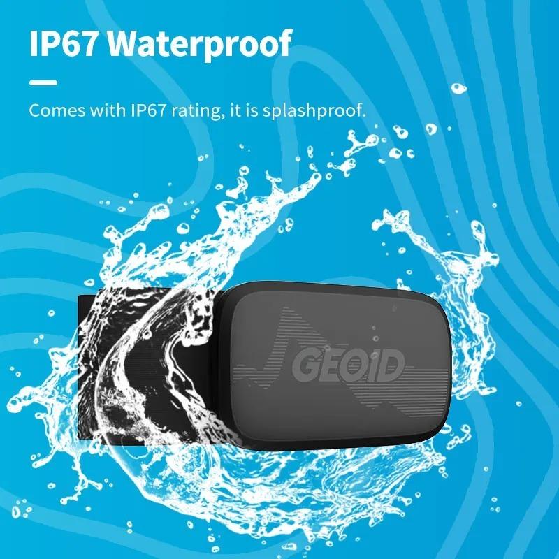 Geoid HS500 Chest Strap Heart Rate Monitor IP67 Waterproof Bluetooth ANT+ Running Cycling Sports Heart Rate Sensor