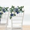 1PC Artificial Flower Swag Wedding Aisle Decorations Centerpieces Flower Garland Wedding Flower Arrangement for Welcome Sign Chairs Floral Decor