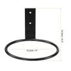 Modern Iron Wall Mounted Plant Holder Stand Elegant Flower Pots Rings Planter Hanger for Indoor Outdoor Balcony Use