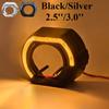 2pcs 2.5 Inch 3 Inch Angel Eyes Led Easy Install Koito Q5 Bixenon Hid Projector Lens Shroud Mask Cover Headlight Car Styling