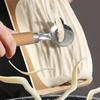 Stainless Steel Noodle Knife Sliced Chinese Noodle Cutter Sturdy Slotted Design Suitable for Home Kitchen Cooking