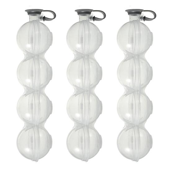 Форма для приготовления мороженого с 4 отверстиями, круглая, с функцией легкого заполнения и выпуска