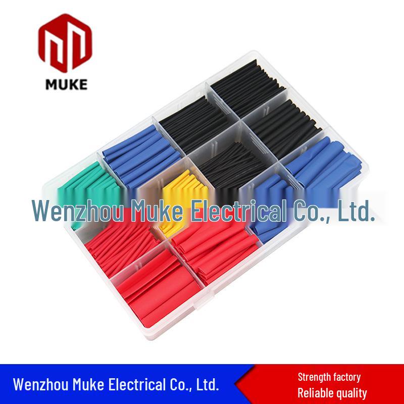 560-Piece Colored Insulated Heat Shrink Tubing Set with Special Bagged Boxed Storage - MUKE TUBE