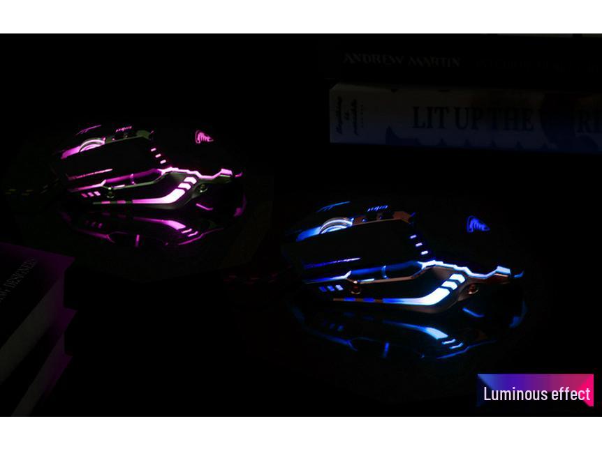 Игровая мышь Forwarder G3, проводная, с RGB-подсветкой и макропрограммированием - Механические ощущения для киберспорта, офиса и домашнего использования