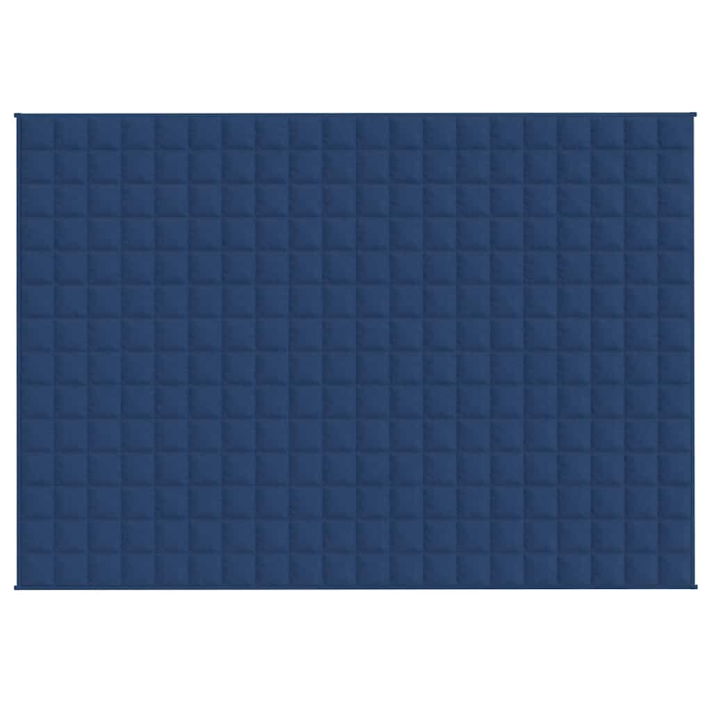 Weighted Blanket Blue 138 x 200 cm 10 kg Fabric