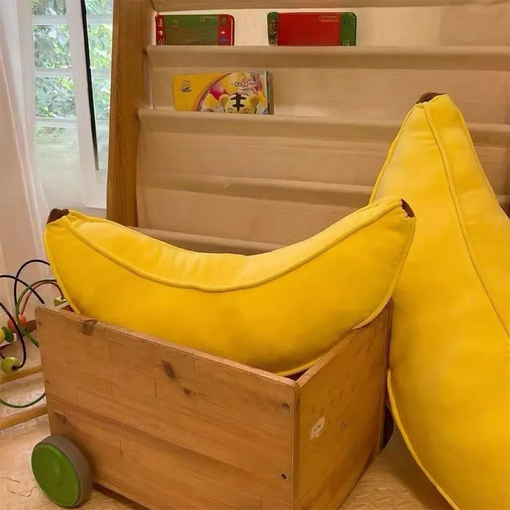 Подушка-банан Креативная Мягкая Прикроватная Подушка Полоска для Сна Подарок на День Рождения Плюшевая Игрушка Клипса для Ноги Девочка