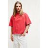 H M Oversized FiT T sHirT Red