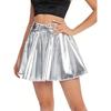 Women's Summer Elasticated Tie Casual A-line Short Skirt