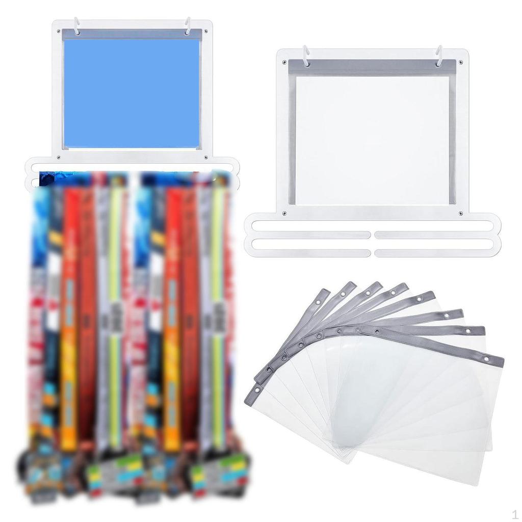 Стойка для медалей для бега, медалей с винтами и местом для хранения, гимнастики, плавания