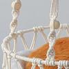 Cat Hammock Bed Handwoven Cat Hanging Basket Boho Cat Swing Bed for Indoor Cat Sleeping Playing Climbing Lounging