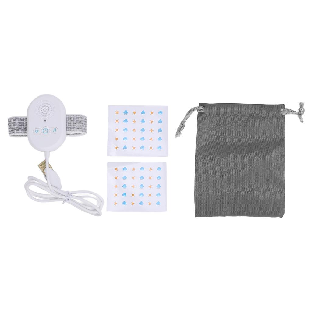 Bedwetting Alarm 3 Modes Music Strong Vibration Rechargeable Kids Potty Training Alarm for