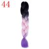 Ombre Braiding Hair Extensions 24inch 115g Synthetic Jumbo Braids Hair Fiber Pink Purple Blue Green