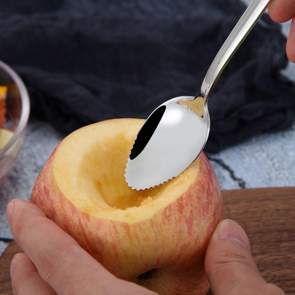 Ложки из нержавеющей стали 304 Серебряная десертная ложка Высококачественные ложки для грейпфрута