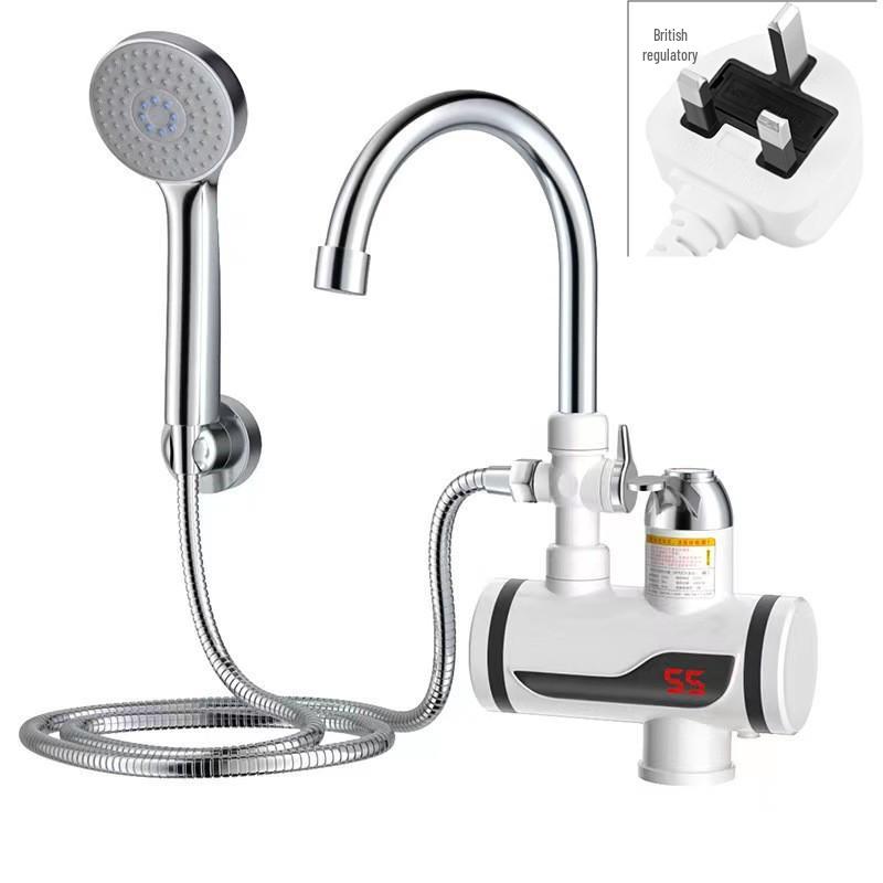 Мгновенный электрический кран для горячей воды: Кухонный и душевой смеситель быстрого нагрева двойного назначения