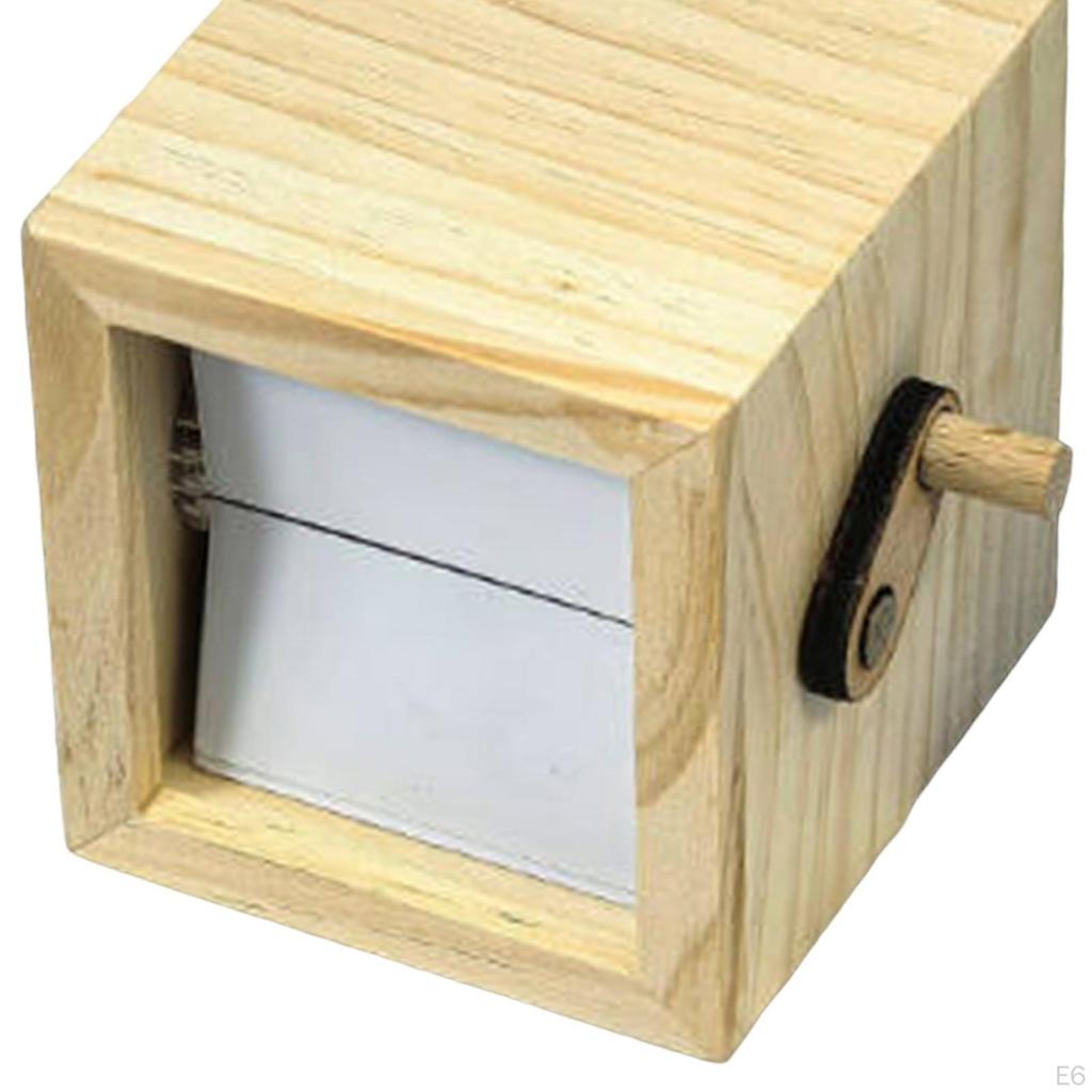 Photo Flip Book Frame Display Box Animation Machine Table Decor Ornament Album Hand Motion for