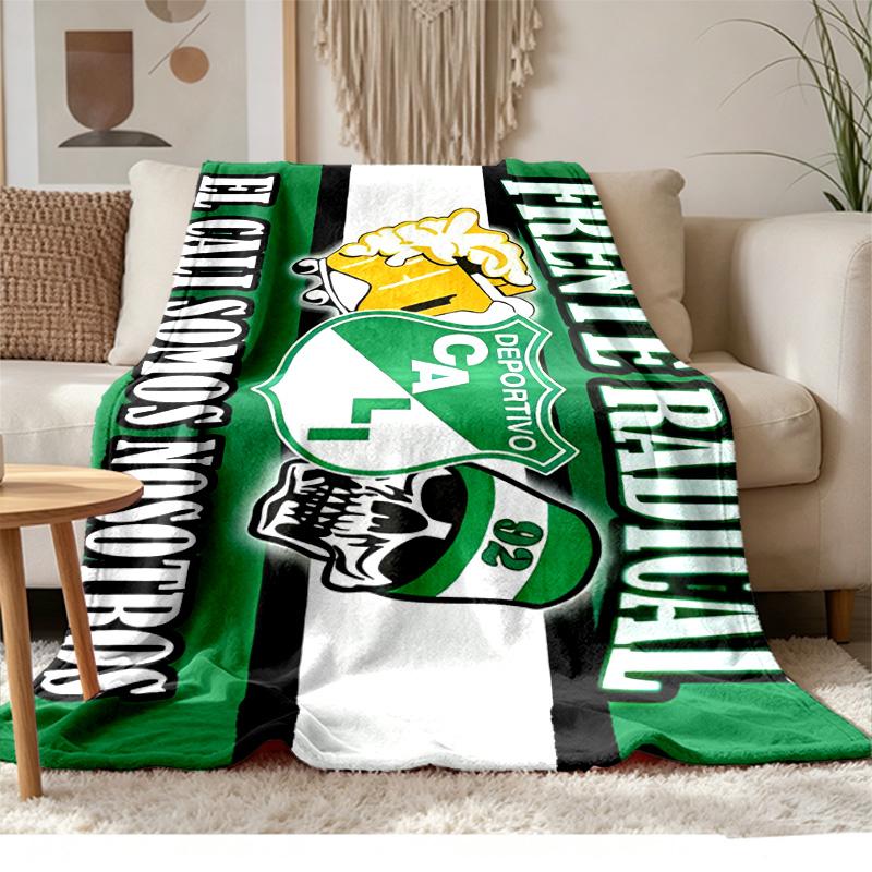 deportivo cali Soft and comfortable flannel Suitable for sofas living rooms outdoor camping travel and also makes a great anniversary gif