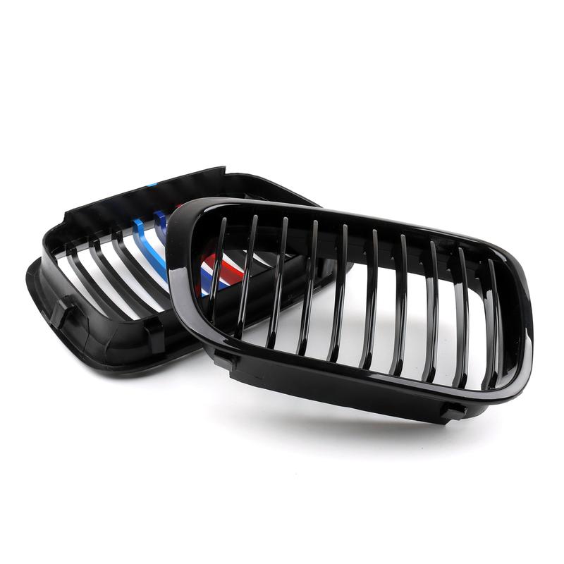 Artudatech Front Kidney Hood Grille Grill For BMW E46 3 Series 4 Door 1998-2001 M-Color Car Accessories