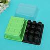 Seedling Box Transparent Lid Waterproof 12 Holes House Seed Starter Trays for Garden