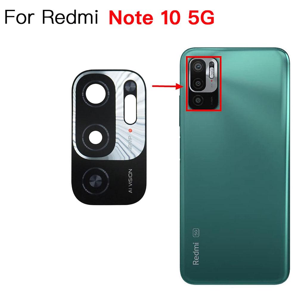 Замена стекла объектива задней камеры для Xiaomi Redmi Note 9 9s 10 10s Pro с двухсторонним клеем, ремонт