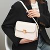 New Crossbody Bag Versatile Tofu Bag Genuine Leather Underarm Bag Commuting Shoulder Bag