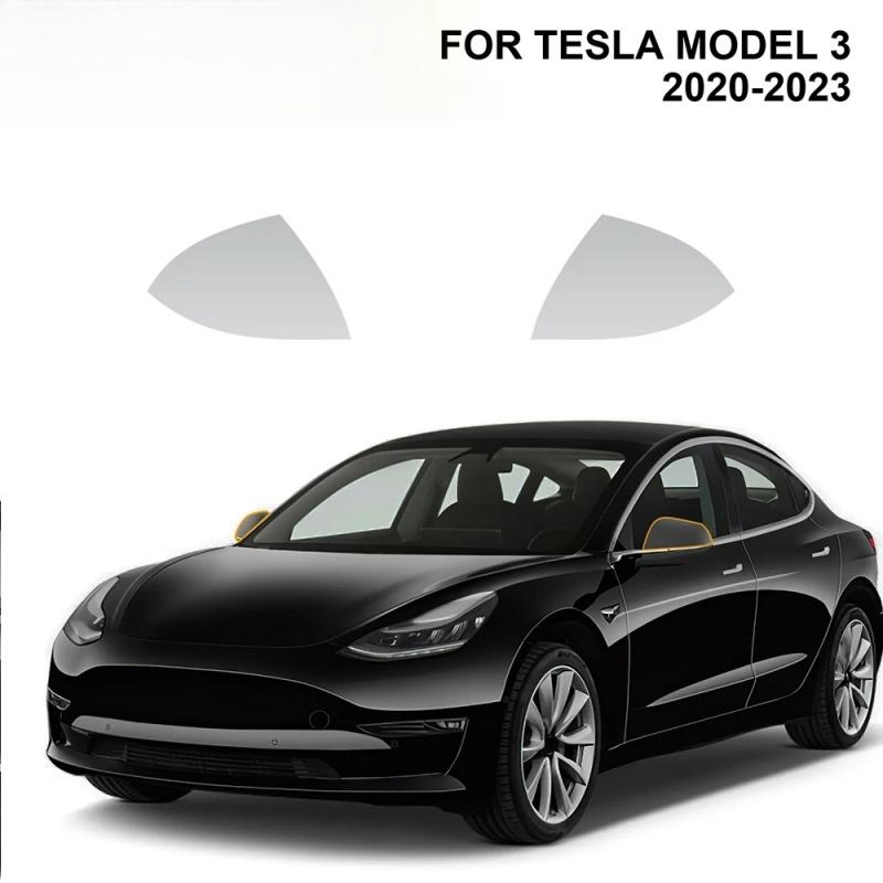 For Tesla Model 3 Pre Cut Protection Film Car Headlight Rearview Mirror Film Clear PPF Anti Scratch Sticker